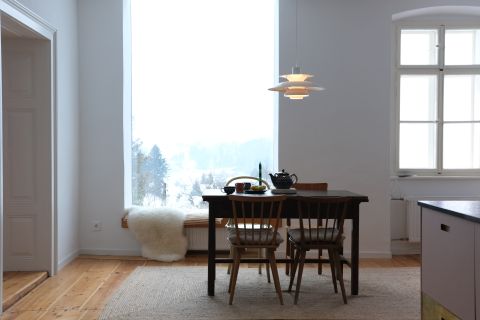 Essbereich / Panoramafenster | Dinner area / Panoramic view